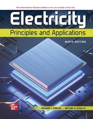 Cover image: Electricity: Principles and Applications ISE 9th edition 9781264363360