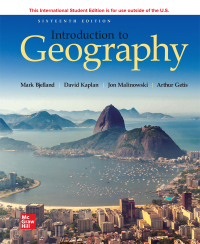 Cover image: Introduction to Geography 16th edition 9781260598216