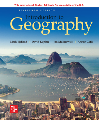 Cover image: Introduction to Geography ISE 16th edition 9781260598216