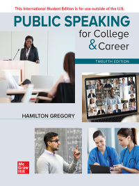 Cover image: Public Speaking for College & Career 12th edition 9781260597905