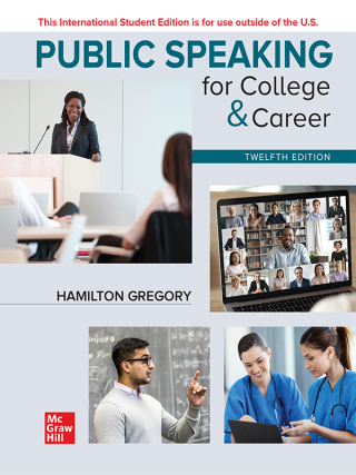 Cover image: Public Speaking for College & Career ISE 12th edition 9781260597905