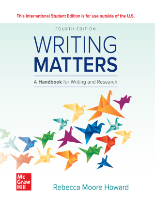 Imagen de portada: Writing Matters  Comprehensive ISE 4th edition 9781265992446