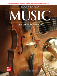 Cover image: Music: An Appreciation 13th edition 9781260597738