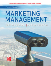 Cover image: Marketing Management 4th edition 9781260598230