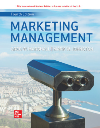 Cover image: ISE Marketing Management 4th edition 9781260598230