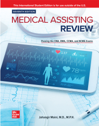 Cover image: Medical Assisting Review: Passing The CMA, RMA, and CCMA Exams ISE 7th edition 9781260597936