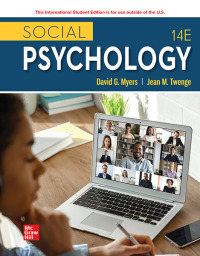 Cover image: Social Psychology ISE 14th edition 9781264364213
