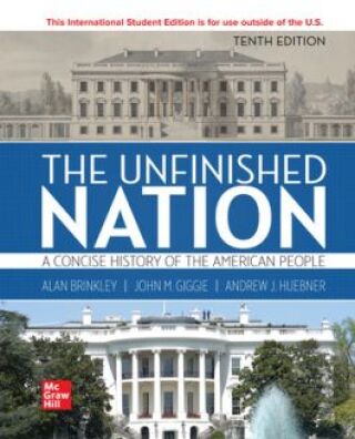 Omslagafbeelding: ISE The Unfinished Nation: A Concise History of the American People 10th edition 9781265360917