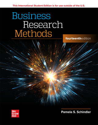 Cover image: Business Research Methods ISE 14th edition 9781264704651
