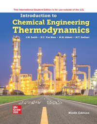 Cover image: Introduction to Chemical Engineering Thermodynamics 9th edition 9781260597684