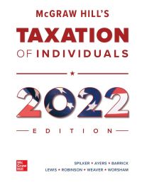 Cover image: McGraw-Hill's Taxation of Individuals 2022 Edition 13th edition 9781264368921