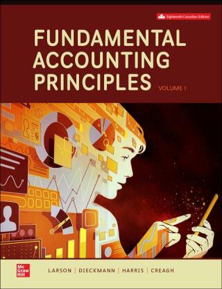 Cover image: Fundamental Accounting Principles Volume 1 18th edition 9781265704681