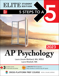 Cover image: 5 Steps to a 5: AP Psychology 2023 Elite Student Edition 1st edition 9781264462834