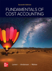 Cover image: Fundamentals of Cost Accounting 7th edition 9781264100842
