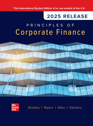Cover image: Principles of Corporate Finance: 2025 Release ISE 15th edition 9781264466634