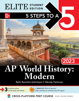 Titelbild: 5 Steps to a 5: AP World History: Modern 2023 Elite Student Edition 1st edition 9781264467334