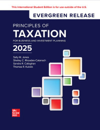 Imagen de portada: Principles of Taxation for Business and Investment Planning: 2025 Release ISE 28th edition 9781264474325