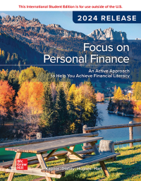 Cover image: Focus on Personal Finance: 2024 Release ISE 8th edition 9781264474660