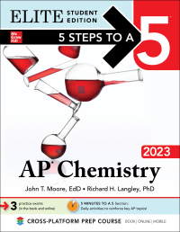 Cover image: 5 Steps to a 5: AP Chemistry 2023 Elite Student Edition 1st edition 9781264483563