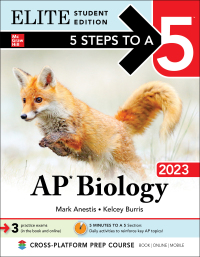 Imagen de portada: 5 Steps to a 5: AP Biology 2023 Elite Student Edition 1st edition 9781264528325
