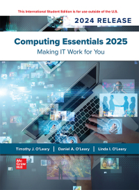 Cover image: Computing Essentials 2025: 2024 Release ISE 30th edition 9781266816871