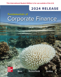 Imagen de portada: Fundamentals of Corporate Finance: 2024 Release ISE 14th edition 9781265066833