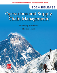 Cover image: Operations and Supply Chain Management: 2024 Release ISE 15th edition 9781265322342