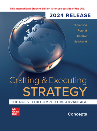 Imagen de portada: Crafting and Executing Strategy: Concepts: 2024 Release ISE 24th edition 9781266849794