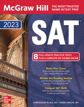 Cover image: McGraw Hill SAT 2023 1st edition 9781264594306
