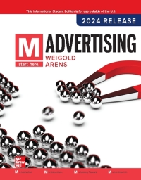 Cover image: Arens M Advertising ISE 5th edition 9781266851759