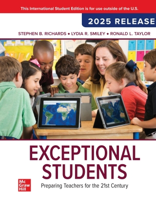 Imagen de portada: Exceptional Students: Preparing Teachers for the 21st Century: 2025 Release ISE 5th edition 9781266846137