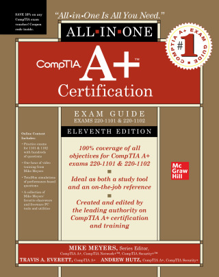صورة الغلاف: CompTIA A  Certification All-in-One Exam Guide, Eleventh Edition (Exams 220-1101 & 220-1102) 11th edition 9781264609901