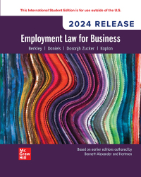 表紙画像: ISE Employment Law for Business: 2024 Release 11th edition 9781266878916