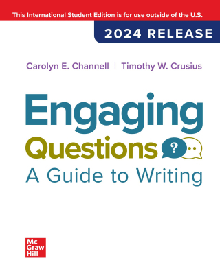 Cover image: Engaging Questions: A Guide to Writing SELF PRINT: 2024 Release ISE 4th edition 9781266439926