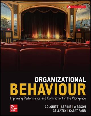 Cover image: Organizational Behaviour: Improving Performance and Commitment in the Workplace 6th edition 9781265685263
