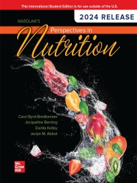 Imagen de portada: Wardlaw's Perspectives in Nutrition: 2024 Release ISE 13th edition 9781266963582