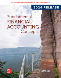Cover image: Fundamental Financial Accounting Concepts: 2024 Release ISE 12th edition 9781264687275