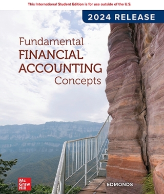 Cover image: Fundamental Financial Accounting Concepts: 2024 Release ISE 12th edition 9781266801426