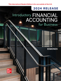 صورة الغلاف: Introductory Financial Accounting for Business: 2024 Release ISE 3rd edition 9781266207839