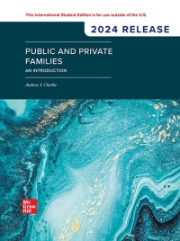 صورة الغلاف: Public and Private Families: An Introduction SELF PRINT: 2024 Release ISE 10th edition 9781266971082