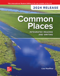Cover image: Common Places: Integrated Reading and Writing: 2024 Release ISE 3rd edition 9781264743322