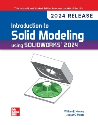 Cover image: Introduction To Solid Modeling Using Solidworks 2024: 2024 Release ISE 20th edition 9781266937644