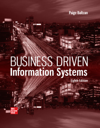Cover image: Business Driven Information Systems 8th edition 9781264136827