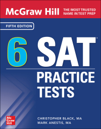 Cover image: McGraw-Hill Education 6 SAT Practice Tests 5th edition 9781264791149