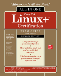 Cover image: CompTIA Linux+ Certification All-in-One Exam Guide (Exam XK0-005) 2nd edition 9781264798964