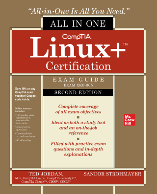 Cover image: CompTIA Linux+ Certification All-in-One Exam Guide (Exam XK0-005) 2nd edition 9781264798964