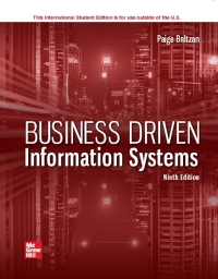 Imagen de portada: Business Driven Information Systems ISE 9th edition 9781264886753