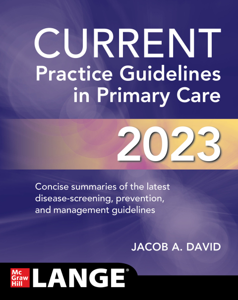 CURRENT Practice Guidelines in Primary Care 2023, 20th Edition - FULL INSTANT DOWNLOAD | PDF DOCX EPUB