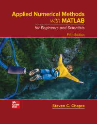 Cover image: Applied Numerical Methods with MATLAB for Engineers and Scientists 5th edition 9781264162604