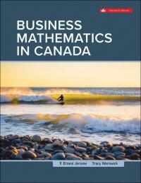 Cover image: Business Mathematics In Canada 11th edition 9781264865581